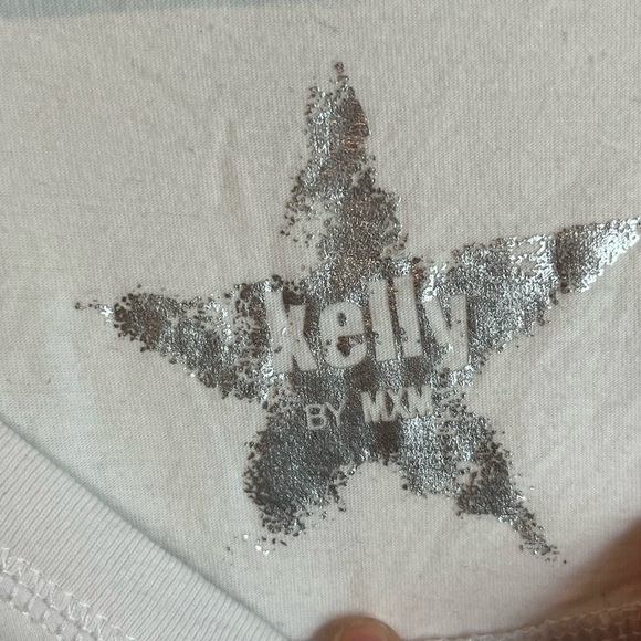 Kelly MXM white V-Neck Tee T-Shirt 2x - Picture 3 of 6